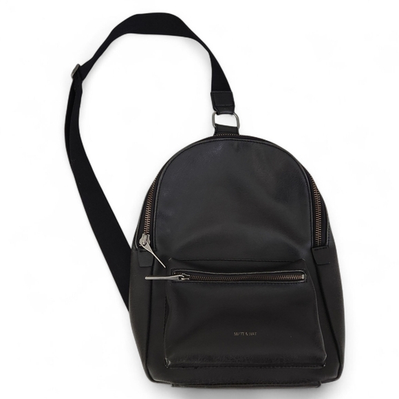 Matt & Nat Voas Sm Dwell Collection Backpack Sling bag black - Picture 1 of 12